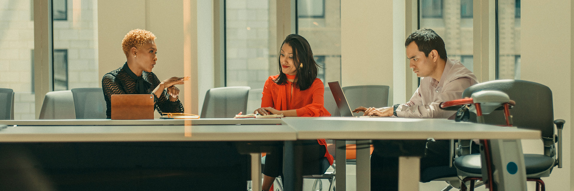 People meeting in conference room